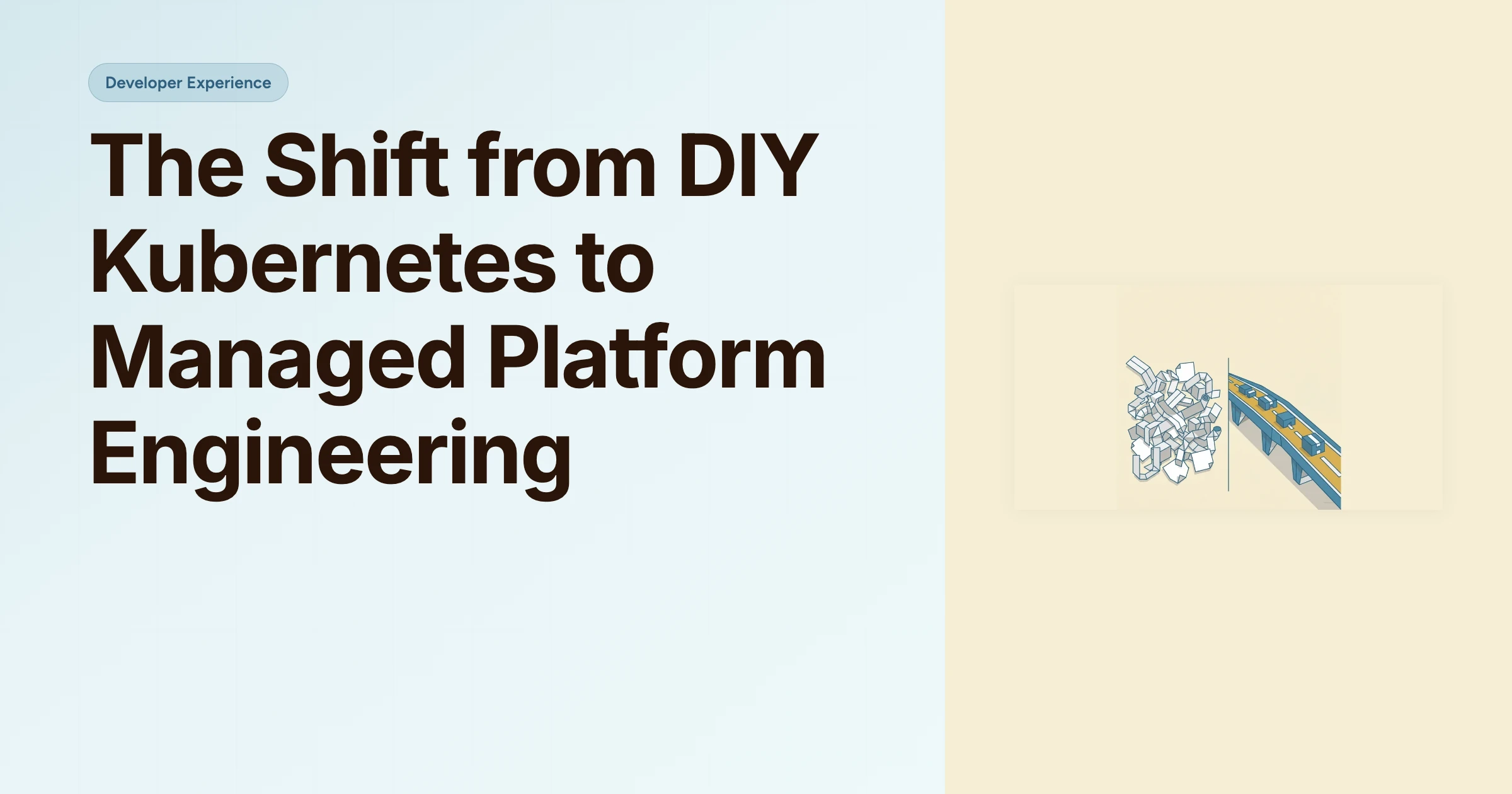 The Shift from DIY Kubernetes to Managed Platform Engineering cover