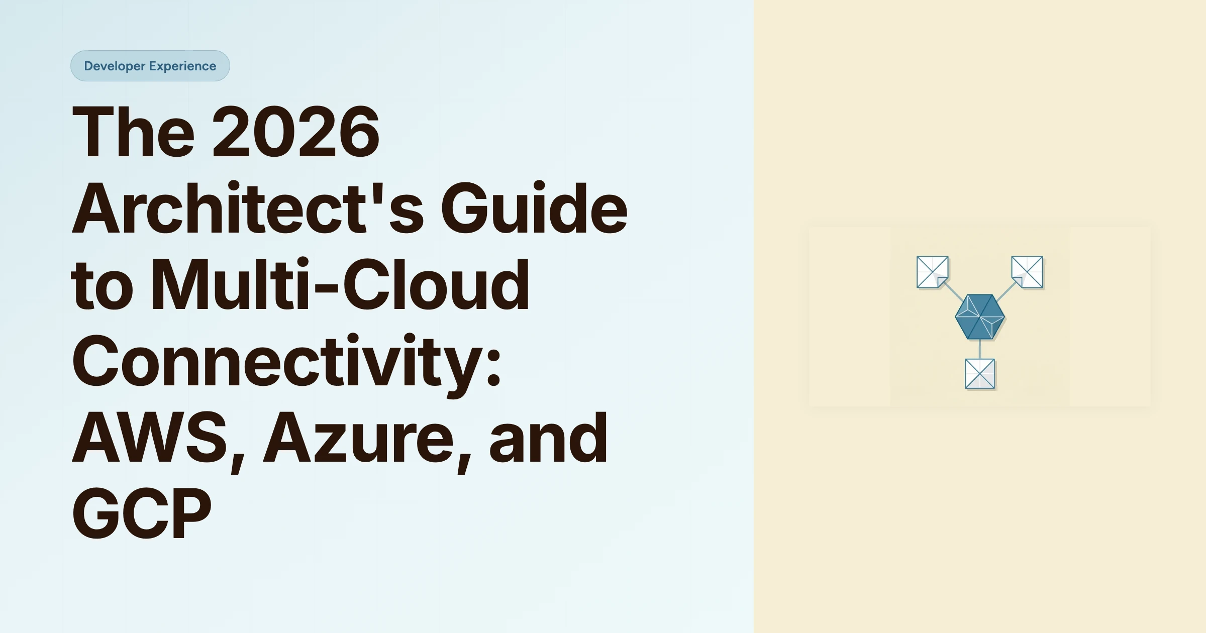 The 2026 Architect's Guide to Multi-Cloud Connectivity: AWS, Azure, and GCP cover